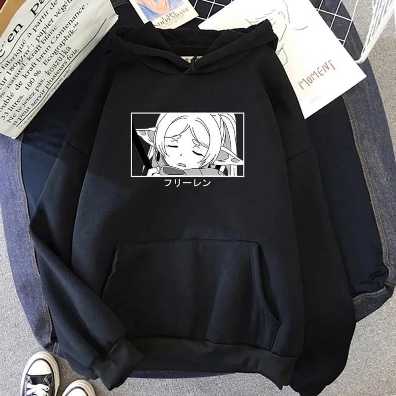 Frieren Anime Character Hoodie