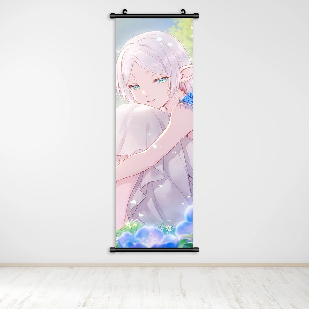 Cute Frieren Wall Scroll