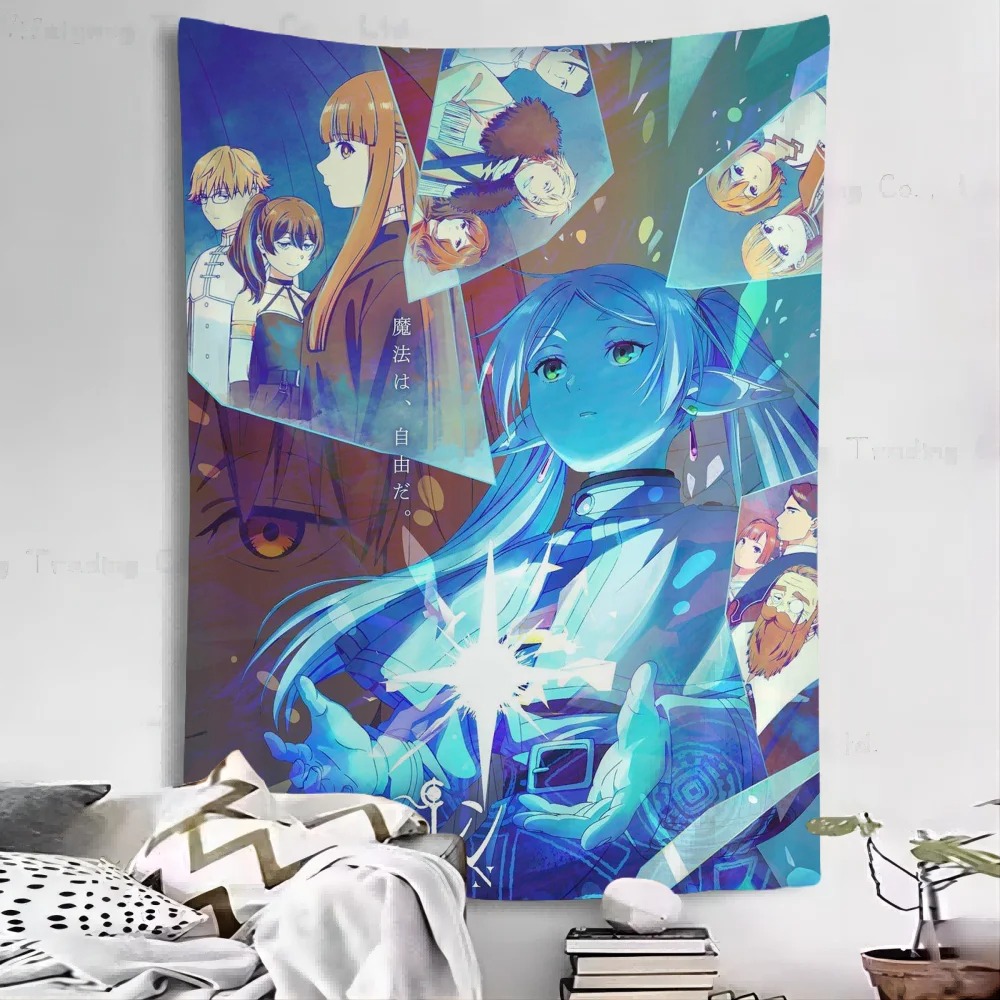 Frieren Fanart Tapestry