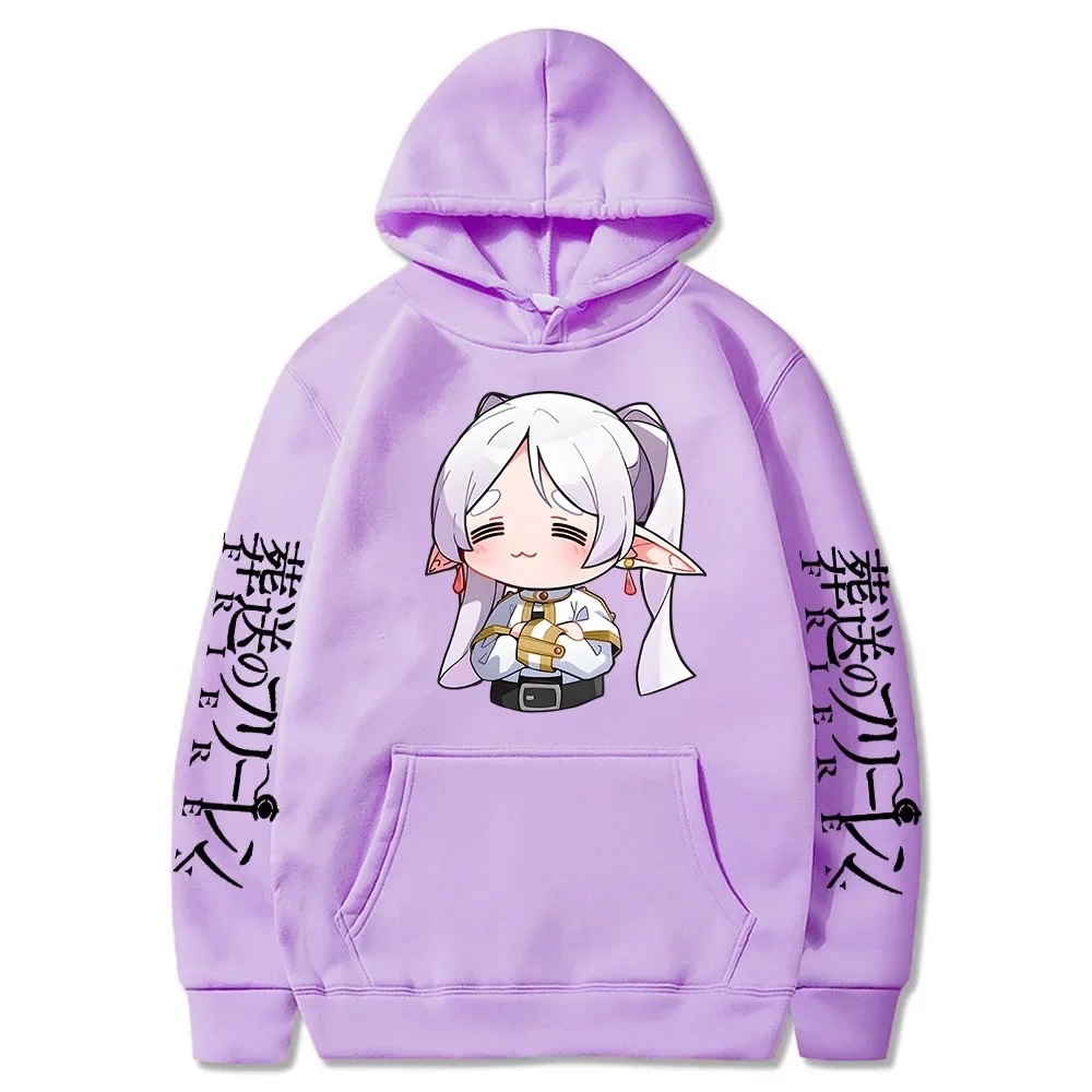 Frieren Chibi Anime Hoodie - Image 8