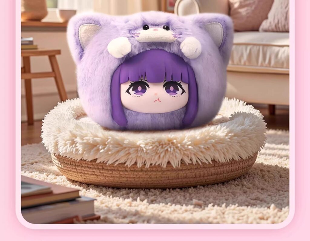 Original Frieren The Animal Party Fern Plush | Frieren Merchandise