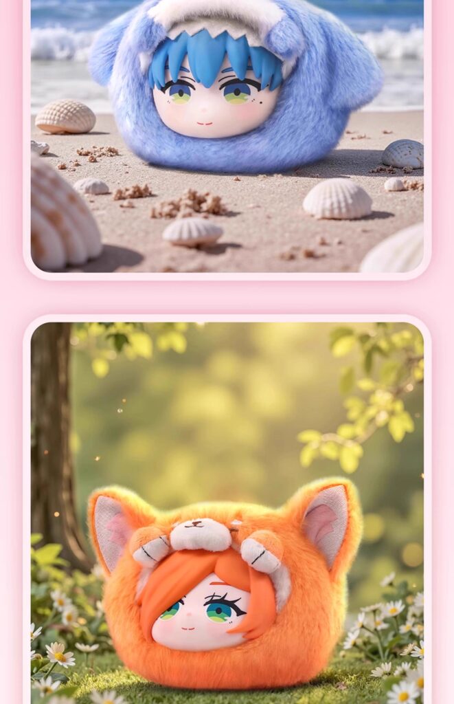 Original Frieren The Animal Party Fern Plush | Frieren Merchandise