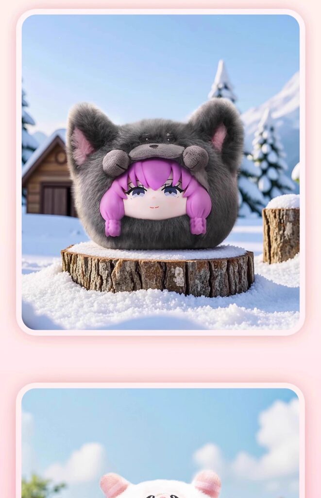 Original Frieren The Animal Party Fern Plush | Frieren Merchandise