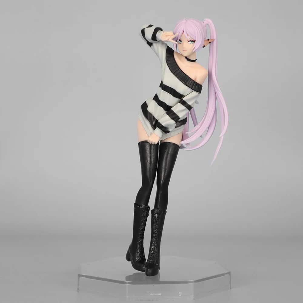 Frieren Casual Outfit Figure – Striped Sweater Version