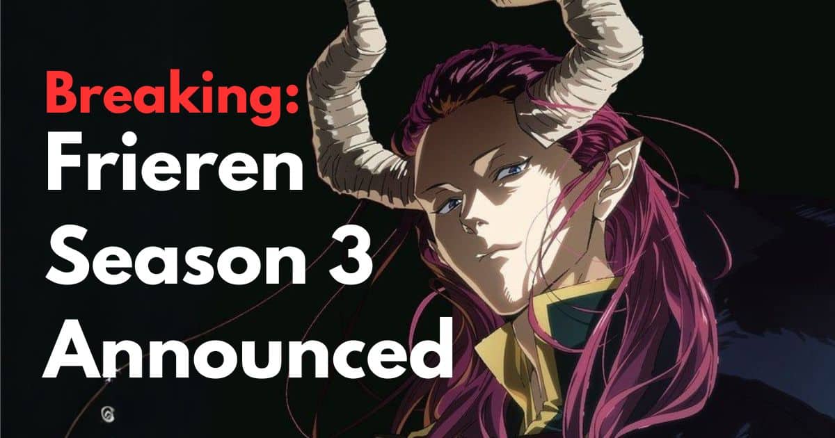 frieren season 3 announced