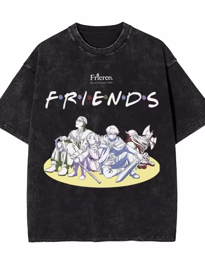 Frieren Past Friends Vintage Shirt