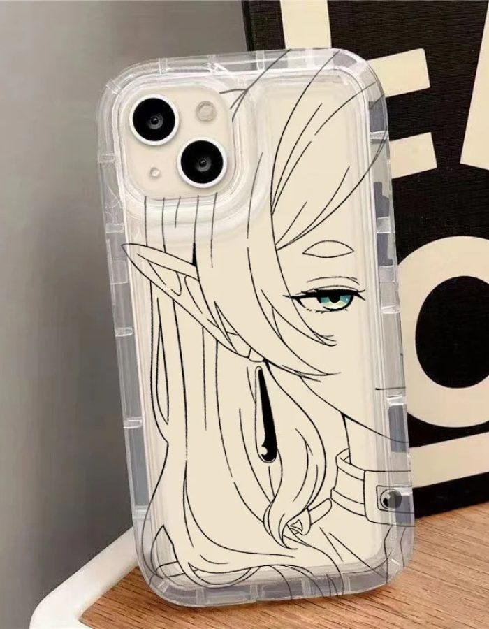 Frieren Manga Style iPhone Phone Case