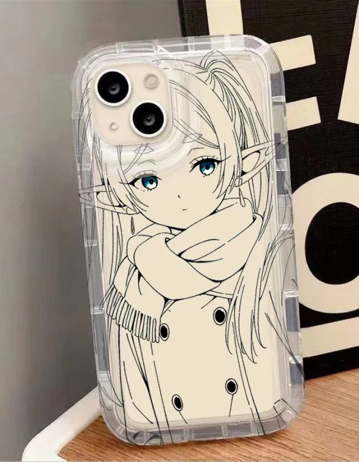 Frieren Minimalist iPhone Phone Case