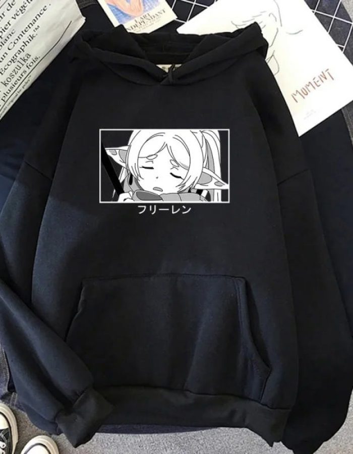 Frieren Anime Character Hoodie
