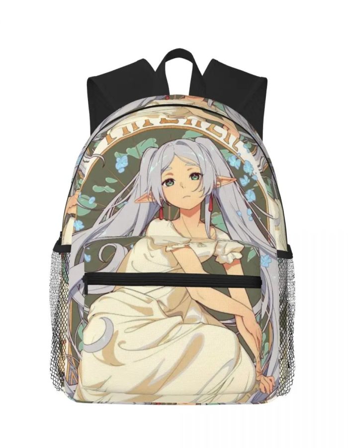 Frieren Anime Canvas Backpack
