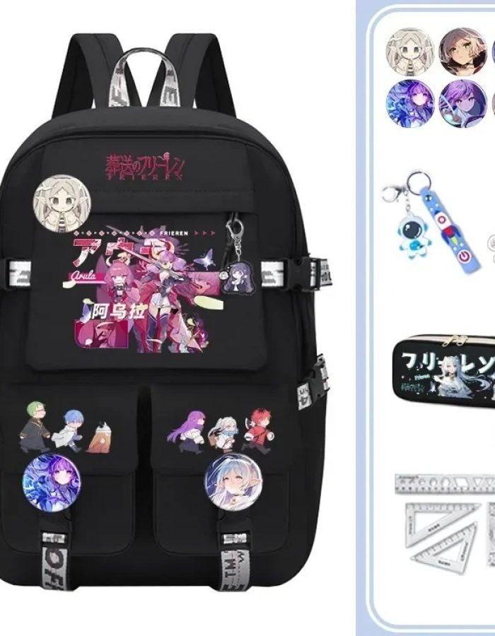 Frieren Aura Anime School Backpack